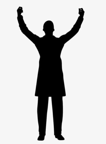 Man in Power Pose : Stock Vector (Royalty Free) 021517