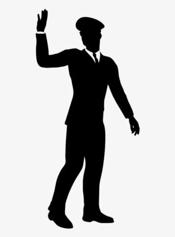 Soldier saluting showing respect : Stock Vector (Royalty Free) 021536