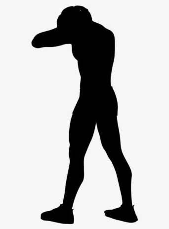 Illustration Of A Person Struggling To Manage Stress and Overcome Desperation In Silhouette Isolated On White : Stock Vector (Royalty Free) 021558