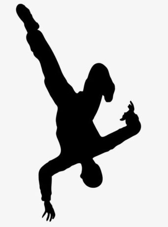 Illustration Of Person Falling In Silhouette Isolated On White : Stock Vector (Royalty Free) 021560