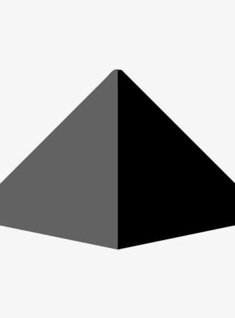 Illustration Of Pyramid In Silhouette Isolated On White : Stock Vector (Royalty Free) 021584