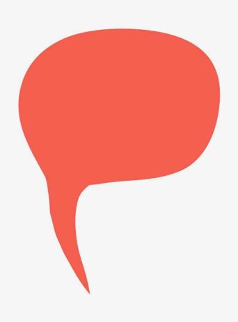 Illustration Of Speech Bubble In Silhouette Isolated On White : Stock Vector (Royalty Free) 021615