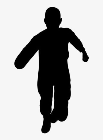 Illustration Of Woman On Duty Running In Silhouette Isolated On White : Stock Vector (Royalty Free) 021628