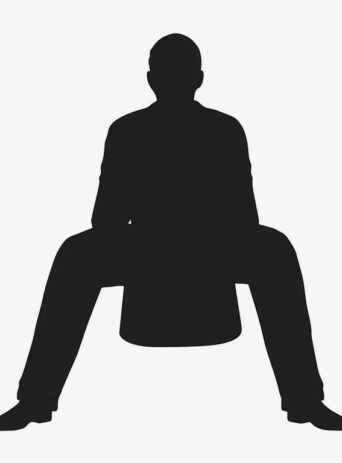 Illustration Of A Person Struggling To Manage Stress and Overcome Desperation In Silhouette Isolated On White : Stock Vector (Royalty Free) 021632