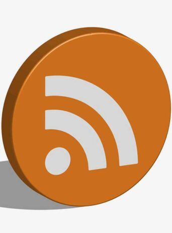 3D rss icon isolated : Stock Vector (Royalty Free) 021659