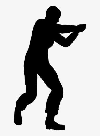 Woman Officer On Charge Pointing Gun : Stock Vector (Royalty Free) 021675