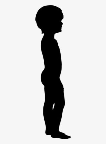 Illustration Of Boy Playing In Silhouette Isolated On White : Stock Vector (Royalty Free) 021680