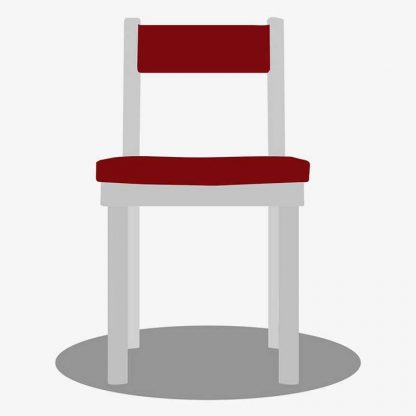 Illustration Of Chair In Silhouette Isolated On White : Stock Vector (Royalty Free) 021710