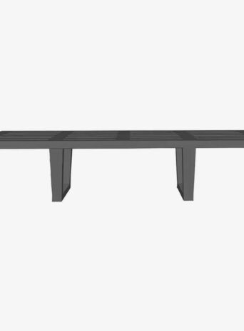 Illustration Of Bench In Silhouette Isolated On White : Stock Vector (Royalty Free) 021714