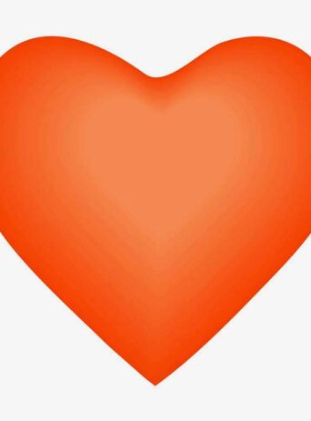 Illustration Of Red Heart Shape Isolated On White : Stock Vector (Royalty Free) 021727