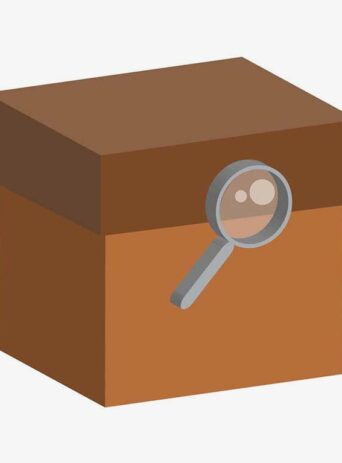Illustration Of Evidence or Secret Box Isolated On White : Stock Vector (Royalty Free) 021747