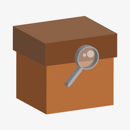 Illustration Of Evidence or Secret Box Isolated On White : Stock Vector (Royalty Free) 021747