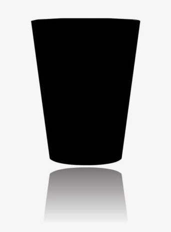Illustration Of Drink Cup In Silhouette Isolated On White : Stock Vector (Royalty Free) 021757