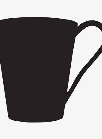 Illustration Of Drink Cup In Silhouette Isolated On White : Stock Vector (Royalty Free) 021773