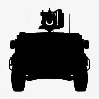 Illustration Of Hummer Truck In Silhouette Isolated On White : Stock Vector (Royalty Free) 021774