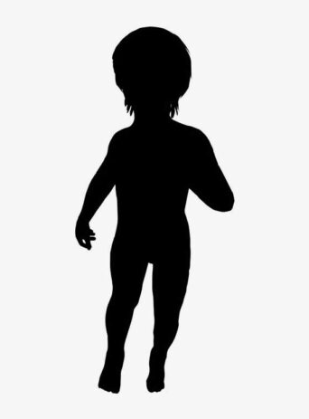 Illustration Of Boy Running In Silhouette Isolated On White : Stock Vector (Royalty Free) 021775