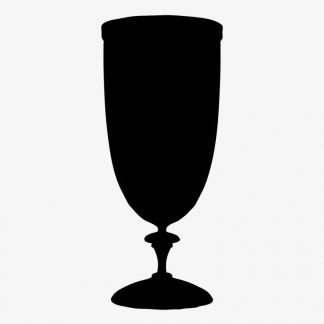 Illustration Of Trophy Cup In Silhouette Isolated On White : Stock Vector (Royalty Free) 021776