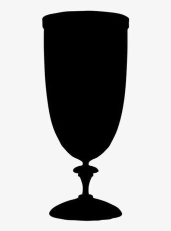 Illustration Of Trophy Cup In Silhouette Isolated On White : Stock Vector (Royalty Free) 021776