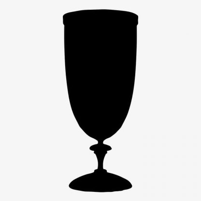 Illustration Of Trophy Cup In Silhouette Isolated On White : Stock Vector (Royalty Free) 021776