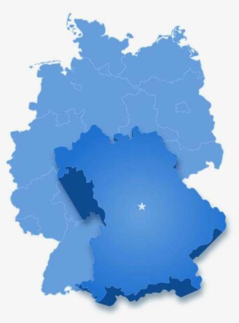 Exploring Bavaria: A Comprehensive Map of Germany's Southern State : Stock Vector (Royalty Free) 021792