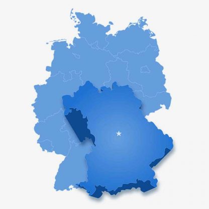 Exploring Bavaria: A Comprehensive Map of Germany's Southern State : Stock Vector (Royalty Free) 021792