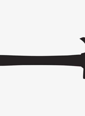 Illustration Of Hammer In Silhouette Isolated On White : Stock Vector (Royalty Free) 021808
