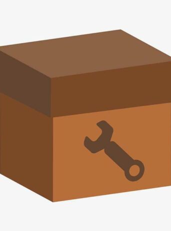 Illustration Of Box of Toolbox Isolated On White : Stock Vector (Royalty Free) 021813