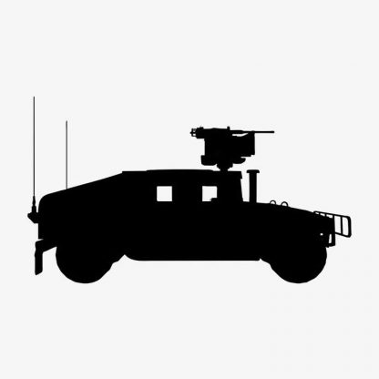 Illustration Of Hummer Ttruck In Silhouette Isolated On White : Stock Vector (Royalty Free) 021828