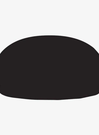 Illustration Of Flat Hat In Silhouette Isolated On White : Stock Vector (Royalty Free) 021833