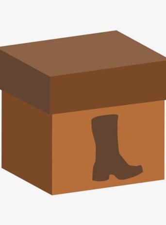 Illustration Of Gift Box with Shoe Design Isolated On White : Stock Vector (Royalty Free) 021836