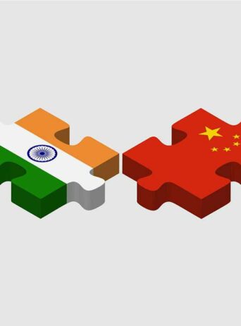 Illustration Of India and China Flags Isolated On White : Stock Vector (Royalty Free) 021840