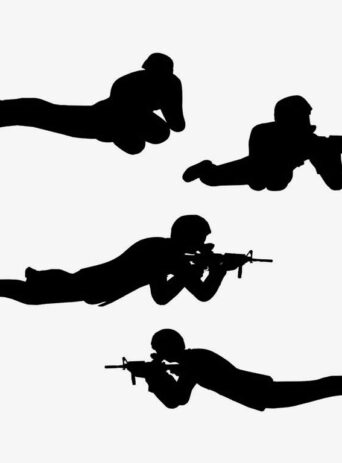 How to Fire a Gun with Precision and Control : Stock Vector (Royalty Free) 021854