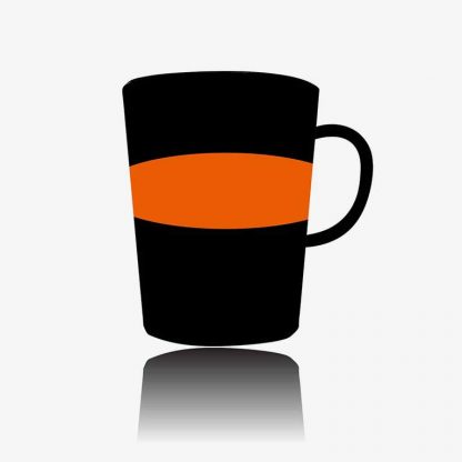 Creative Orange Silhouette Cup Designs for Your Drinks : Stock Vector (Royalty Free) 021870