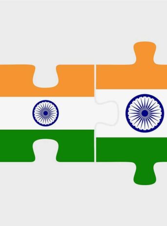 India and India flags in 3d shape : Stock Vector (Royalty Free) 021891