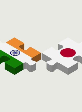 Illustrative vector image of Japan and India flags : Stock Vector (Royalty Free) 021896