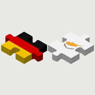 Illustrative vector image of Germany and Cyprus flags : Stock Vector (Royalty Free) 021897