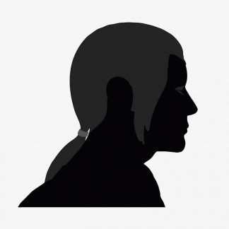 Illustration Of Portrait Of A Man In Silhouette Isolated On White : Stock Vector (Royalty Free) 017037