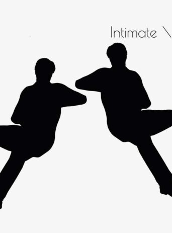 Illustration Of A Businessman Conversation Intimate Talk Pose In Silhouette Isolated On White : Stock Vector (Royalty Free) 017196