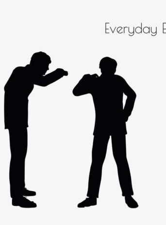 Illustration Of A Man Everyday Eating Pose In Silhouette Isolated On White : Stock Vector (Royalty Free) 017209