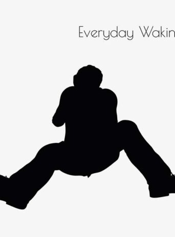 Illustration Of A Man Everyday Waking Up Pose In Silhouette Isolated On White : Stock Vector (Royalty Free) 017218