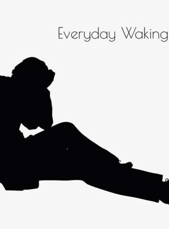 Illustration Of A Man Everyday Waking Up Pose In Silhouette Isolated On White : Stock Vector (Royalty Free) 017219