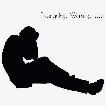 Illustration Of A Man Everyday Waking Up Pose In Silhouette Isolated On White : Stock Vector (Royalty Free) 017219