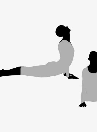Illustration Of Woman's Yoga Pose In Silhouette Isolated On White : Stock Vector (Royalty Free) 017507