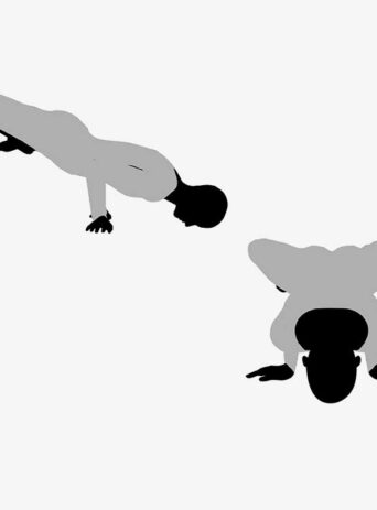 Illustration Of Woman's Yoga Pose In Silhouette Isolated On White : Stock Vector (Royalty Free) 017509
