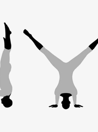 Illustration Of Woman's Yoga Pose In Silhouette Isolated On White : Stock Vector (Royalty Free) 017510