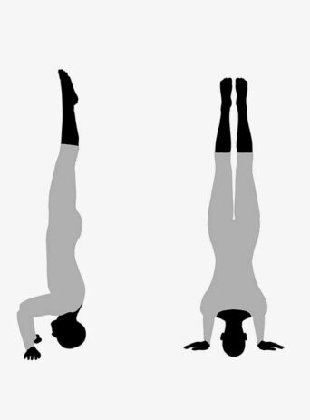 Illustration Of Woman's Yoga Pose In Silhouette Isolated On White : Stock Vector (Royalty Free) 017511