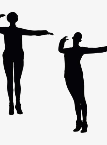 Illustration Of A Woman In Peaceful Pose In Silhouette Isolated On White : Stock Vector (Royalty Free) 017370