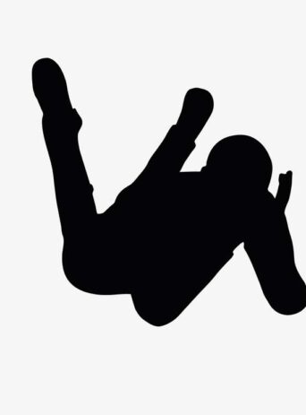 Illustration Of A Man In Laying Pose In Silhouette Isolated On White : Stock Vector (Royalty Free) 017426