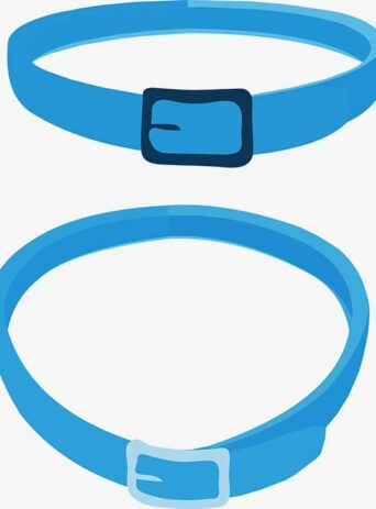 Illustration Of Cat Collar In Silhouette Isolated On White : Stock Vector (Royalty Free) 017440