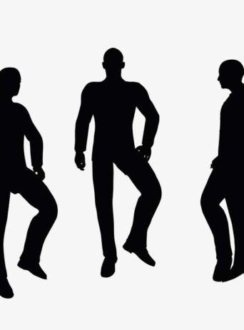 Illustration Of Businessman Standing In Silhouette Isolated On White : Stock Vector (Royalty Free) 017491